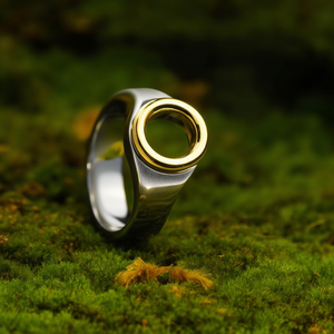 Fashion <b>Ring</b> 316L Stainless Steel PVD Gold Plating Sustainable Resistant Design - Product Image 3