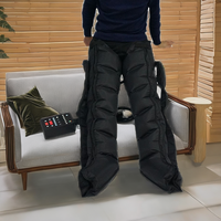 Masseur de compression lymphatique pour les jambes à branchement direct avec thérapie par air et contrôle de la minuterie pour le drainage et la récupération des jambes