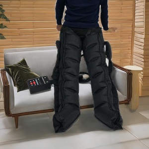 Masseur <span class=keywords><strong>de</strong></span> compression lymphatique pour les jambes à branchement direct avec thérapie par air et contrôle <span class=keywords><strong>de</strong></span> la minuterie pour le drainage et la récupération des jambes - Product Image 2