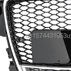 New High Quality PNB Brand ABS Aftermarket Bumper Grille Audi <b>A3</b> 8P.5 2008-2012 | RS3 Style Chrome Black Lower <b>Frame</b> | 3-Month - Product Image 5