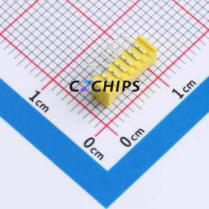 XY-MX1.25-6A21-YT Wire-to-Board Pin Header Bent Lead Through Hole,P=1.25mm 1x6P 1.25mm Right Angle Insert PicoBlade (MX 1.25) - Product Image 2