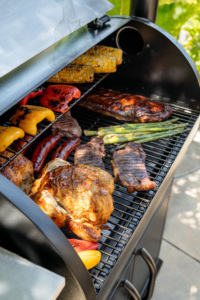 Parrilla Grande <span class=keywords><strong>de</strong></span> <span class=keywords><strong>Leña</strong></span> y Acero con Carro para Cocinar, Ahumar y Asar <span class=keywords><strong>Carne</strong></span> en una Cocina al Aire Libre - Product Image 6