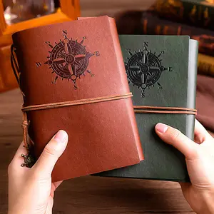 Hardcover 2024 2025 A5 Custom Logo Notepad PU Leather Academic Diary A6 Note Book Custom Elastic Band Planner Journal Notebook