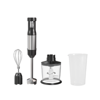 Mini mixeur plongeant multifonction 4-en-1 sans fil avec 3 accessoires, mixeur-presse-agrumes électrique