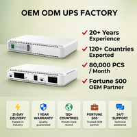 Alimentation de secours à batterie au lithium 36W DC UPS avec écran LCD, logo personnalisé pour les distributeurs, grossistes et importateurs d'UPS