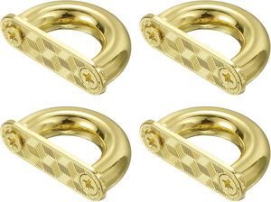 Pack D Ring Connector Buckles Alloy Arch Bridge Buckle Chain Strap Connector With Screws For Bag DIY <b>Leather</b> Craft <b>Backpack</b> Maki - Product Image 1