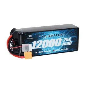 אטרי 3s 4S 6s 10000mah 12000mah נטענת 3.7v lipo 11.1v 22.2v 25c 30c 50c 50c סוללה מזל "ט