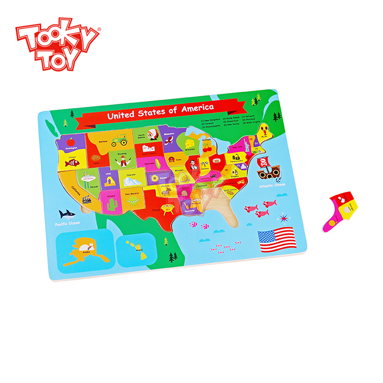 Экологичные образовательные Карты Мира Головоломки