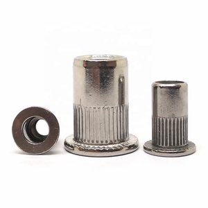 Acero al carbono o acero inoxidable Nutsert Rivnut tuerca de remache con moleteado cuerpo - Product Image 6