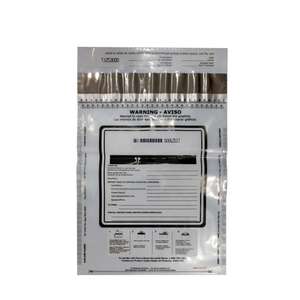 ATM 100,000偽造防止シーリングバッグ銀行キャッシュバッグ不透明な銀行預金バッグを供給 - Product Image 6