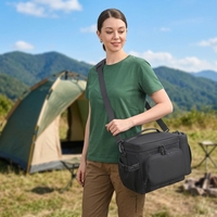 Sac de pique-nique portable pour les voyages en plein air, sac isotherme souple de haute qualité, sac isotherme pour le déjeuner