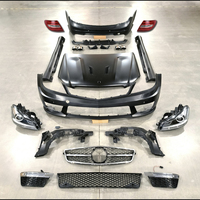 Kits de pare-chocs avant et arrière pour voiture W204, look agressif, style C63, kits de carrosserie complets pour Mercedes Benz W204 2008-2010, style AMG