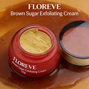 Gel exfoliant au sucre brun personnalisé en usine, traitement OEM, crème pour le visage, gommage en tube personnalisé, tous types de peau - Product Image 2