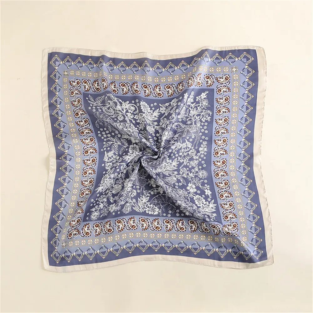 12 14 16 18 mm 100% foulards en soie impression de conception personnalisée de luxe foulard en soie pure pour les femmes