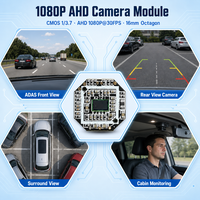 Module de caméra AHD 1080P, carte de capteur CMOS 1/3.7, 1920x1080 25/30fps MY-02A-V6, objectifs personnalisables pour caméra de recul/avant ADAS