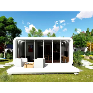 Petites maisons préfabriquées modulaires de 20 pieds Préfabriquées de luxe Conteneur Cabine Apple Hôtel Casas Prefabricadas Maisons à vendre - Product Image 6