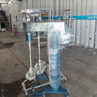 Agitateur chimique en acier inoxydable avec pompe et moteur à couple élevé à vitesse variable et roulement, capacité de 100 à 10 000 litres