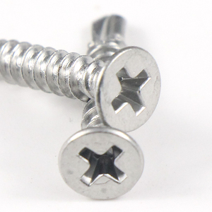 Fabricant de vis en acier inoxydable 304, vis en <span class=keywords><strong>aluminium</strong></span> à tête plate, vis auto-perforantes de bonne qualité - Product Image 2