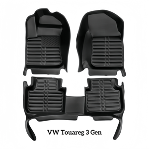 Alfombrillas de Coche de Cuero Eva 5D de Alta Calidad, Impermeables y Fáciles de Limpiar, Juego Completo para <span class=keywords><strong>Volkswagen</strong></span> <span class=keywords><strong>ID3</strong></span> ID4, Passat A4, Jetta - Product Image 1