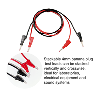 Cables de Prueba con Conector Banana de 4mm, Clase CAT III, 1000V, para Instrumentos