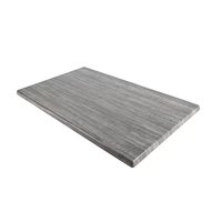 Table de salle à manger extérieure moderne en bois flotté 1200*800MM, de luxe, étanche, extensible, en bois Werzalit, pour café, hôtel, chambre à coucher, salle à manger