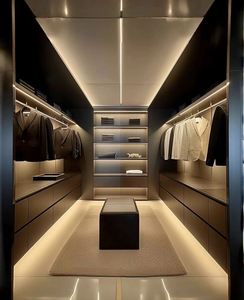 Armoires sur mesure de style américain et français moderne pour la chambre à coucher, le dressing, la garde-robe - Product Image 3