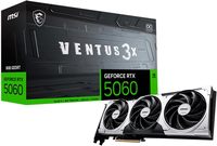 Carte graphique MSI Gaming RTX 5060 8G Ventus 3X OC (8 Go GDDR7, 128 bits, performances extrêmes : 2550 MHz, DisplayPort X3 2.1a)