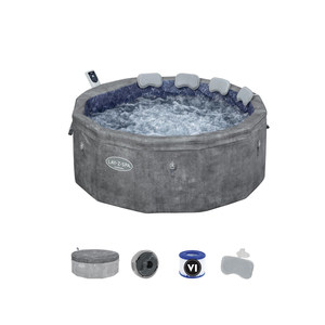 BESTWAY 6001V Lay Z Spa Carrara Spa Smart AirJet économe en énergie avec contrôle par application 4-6 personnes 1.70 m X 65 cm (67 "X 25.5") - Product Image 1