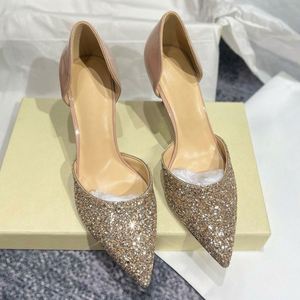 รองเท้ามูลเลอร์ รุ่นปี 2026 รองเท้าส้นสูงหนังแก้วสำหรับผู้หญิง รองเท้าแตะแบบสวมครึ่งเท้า รองเท้าทรงหัวแหลม พื้นรองเท้าทำจากยาง - Product Image 3