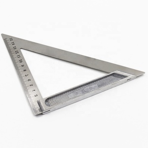 Righello triangolare in acciaio ROKTOOLS con goniometro e quadrante di posizionamento rapido - Product Image 1
