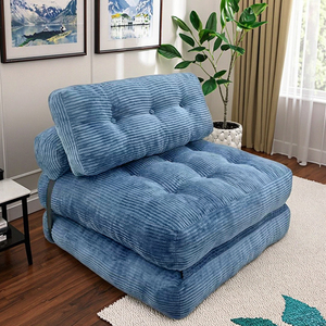Convertible Reclining Extendable Multi-functional <b>Foldable</b> L-Shape Modern <b>Sofa</b> <b>Bed</b> Corduroy Fabric Bedroom Outdoor Use Living - Product Image 1