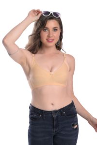 Sujetador de algodón elástico en cuatro direcciones, sujetador de algodón suave, sujetador de copa completa, sujetador de cobertura completa para mujer, sujetador con tirantes ajustables - Product Image 3