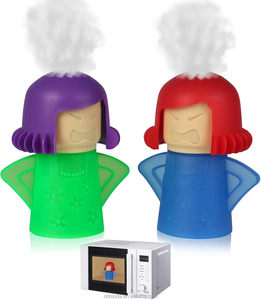 Nettoyeur à vapeur pour four à micro-ondes <span class=keywords><strong>Angry</strong></span> <span class=keywords><strong>Mama</strong></span>, nettoyeur à micro-ondes désinfectant avec du vinaigre et de l'eau pour les cuisines - Product Image 4