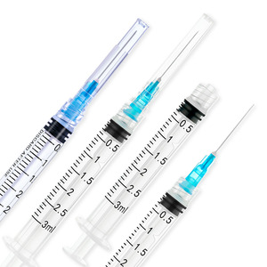 Jarum Suntik Sekali Pakai Grosir - Terbungkus Individual, Steril, Pilihan Luer Lock/Slip, 1ml 3ml 5ml 10ml - Product Image 1