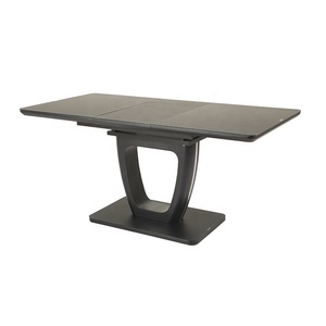 โต๊ะรับประทานอาหารหินอ่อน MDF เงาสูงทันสมัยโรงงานจีน - Product Image 1