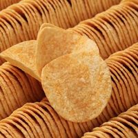 Chips de pommes de terre croustillantes fines saveur originale, les plus vendues, salées, sans graisses trans, collation saine en sachet