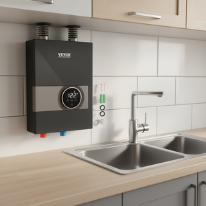 Calentador de Agua Eléctrico Instantáneo Vevor de 13.8 Kw con Pantalla Digital para Cocina - Product Image 2