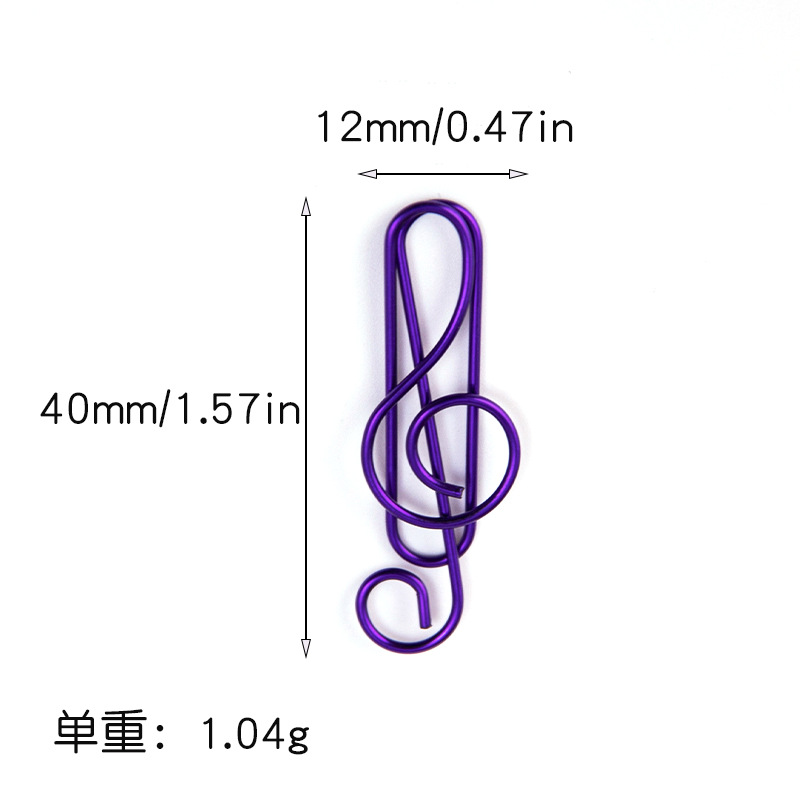 Music notes --- bright purple