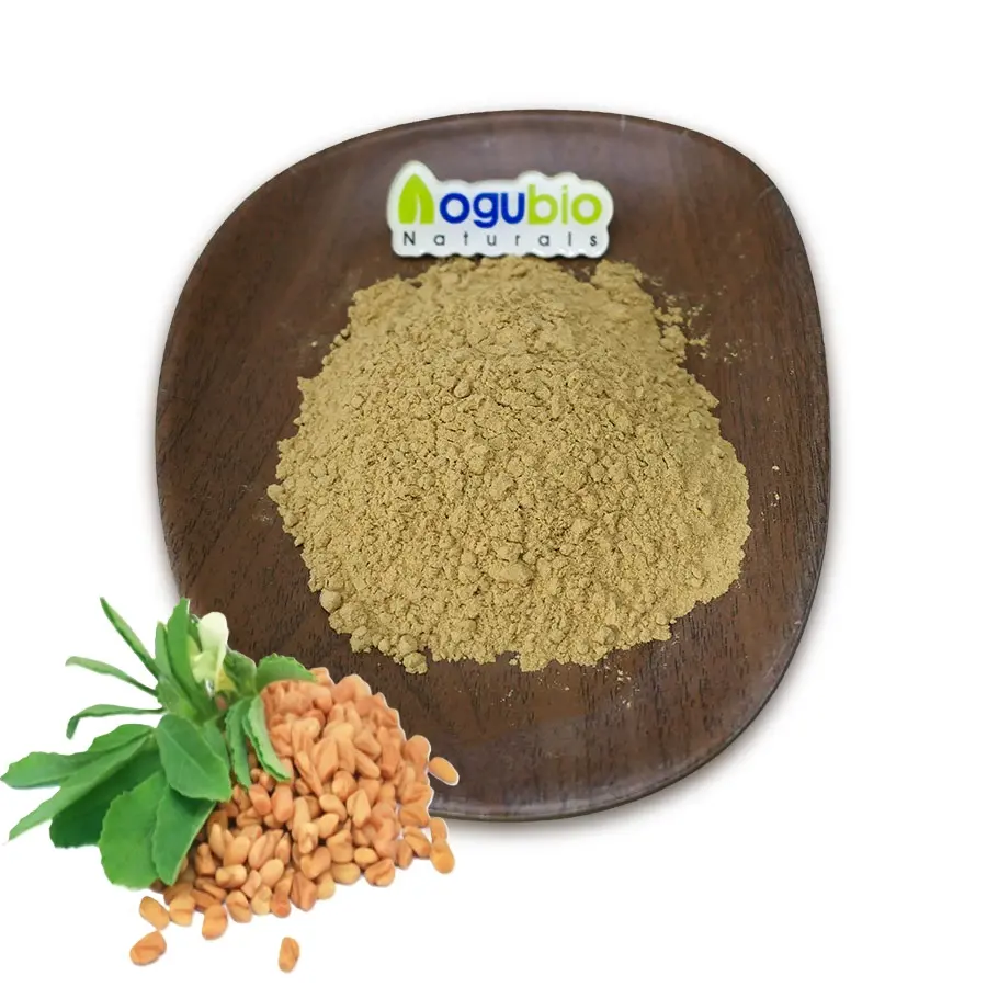 Aogubio pure Natural Fenugreek seed extract powder Trigonella foenum-graecum L. extract Furostanol saponine Fenugreek extract
