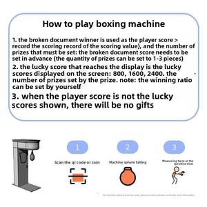 Customized Wholesale of Coin-operated Boxing <b>Machines</b> for Indoor <b>Amusement</b> Parks Street Arcade Sports Boxing <b>Machine</b> Prizes - Product Image 5