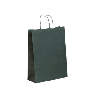 Bolsa de papel Kraft duradera reciclable de alta calidad ecológica personalizada estilo clásico impresión flexográfica compras para llevar con su - Product Image 2