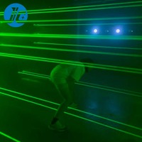 Salle de jeu de fête de lumière LED intérieure commerciale défi de tir interactif multiple activer le Laser de jeux pour le parc de trampoline
