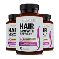 Multivitamines pour la croissance des cheveux OEM/ODM pour femmes et hommes avec biotine et vitamines d'encensier pour des cheveux plus épais et une peau plus saine en capsules