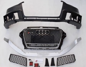 Kit de conversion pour <span class=keywords><strong>Audi</strong></span> A3 vers <span class=keywords><strong>RS3</strong></span> 8V0807065C 8V5807065BGRU, calandre avant authentique avec logo et garniture chromée, pare-chocs pour <span class=keywords><strong>Audi</strong></span> A3 - Product Image 2