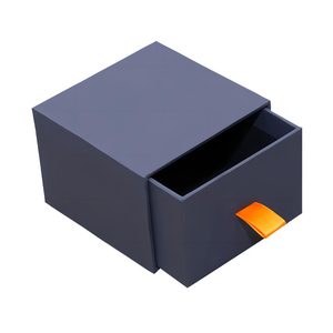 Wholesale Luxury Rigid Cardboard Slide Drawer Paper <b>Box</b> with UV Coating and Embossing Customizable Design for Jewels Packing - Product Image 1