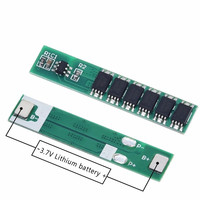 Carte de protection pour batterie lithium 18650 monocellulaire 12A 37V avec prise en charge de connexion parallèle