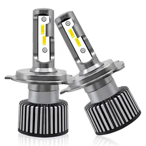 Auto Parts R9 Led Csp Chip Led Head Lights With Car H4 9005 9006 9007 H4 4000lm Led Headlight Bulb H4 Headlights Led Light H4