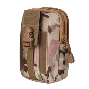 Sac banane multifonctionnel unisexe pour sports de plein air, motif lettres, design tactique Molle, étanche, fermeture éclair, Oxford, pour téléphone portable - Product Image 1