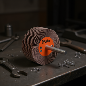 Disque à lamelles abrasives Ttake 25x15 mm, tige de 6 mm, grain 40, pour le meulage des métaux - Product Image 3