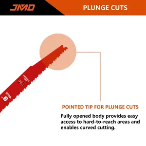 JMD pistonlu testere bıçağı özelleştirilmiş Bimetal Saber testere bıçağı testere bıçakları Metal
